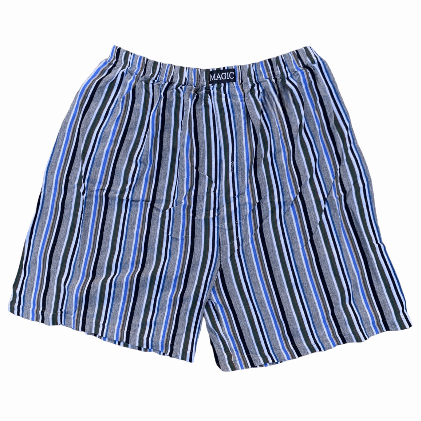 100% Pure Cotton Striped Mens Boxers - Sox Magic