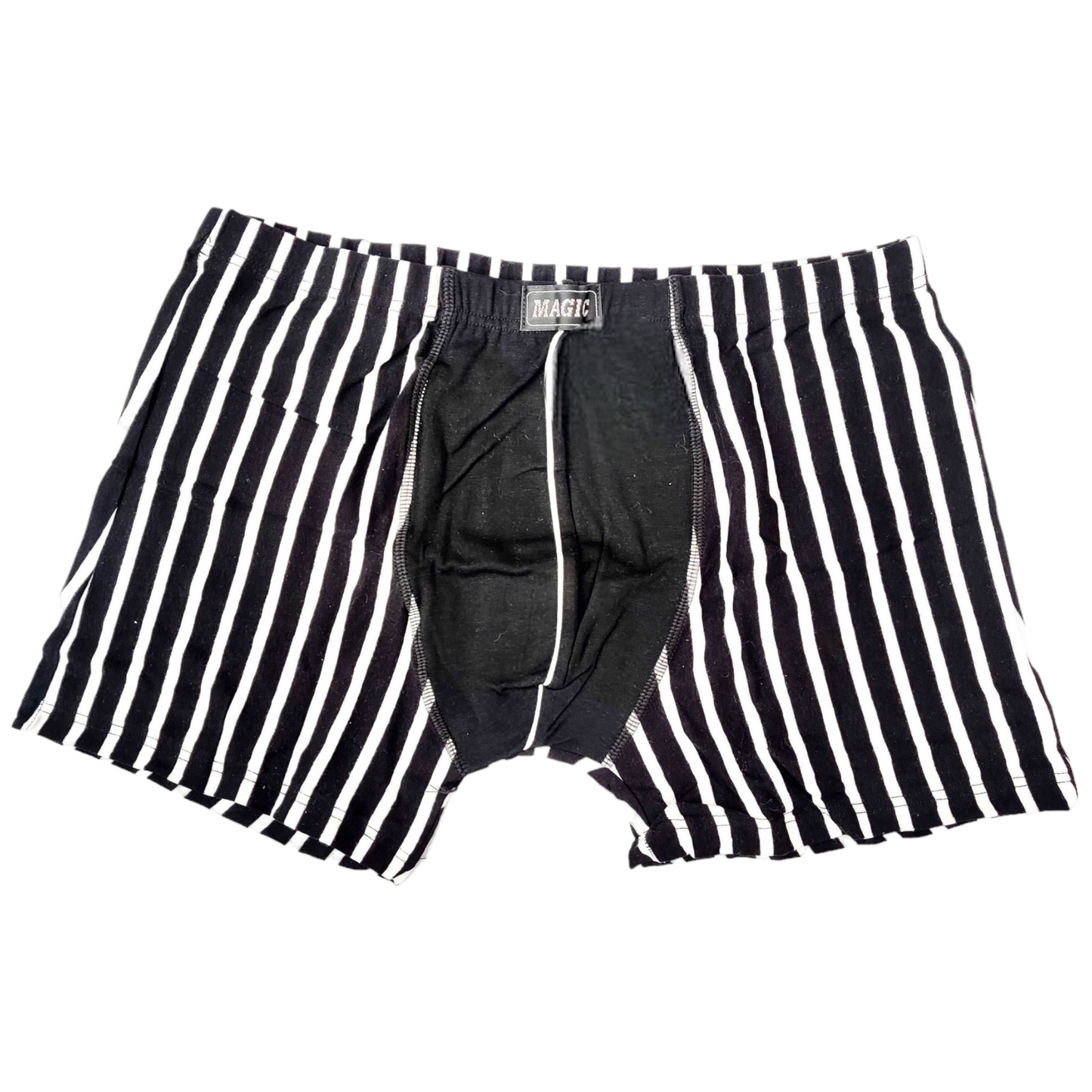 Pure Cotton Striped Mens Trunks - Sox Magic