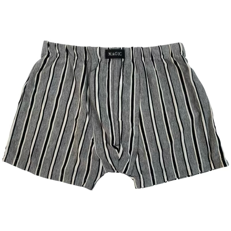 Pure Cotton Striped Mens Trunks - Sox Magic