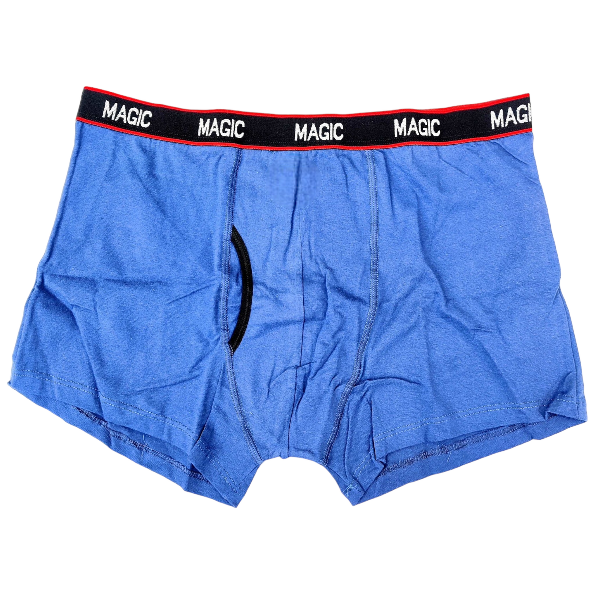 Pure Cotton Mens Flyfront Trunks - Sox Magic