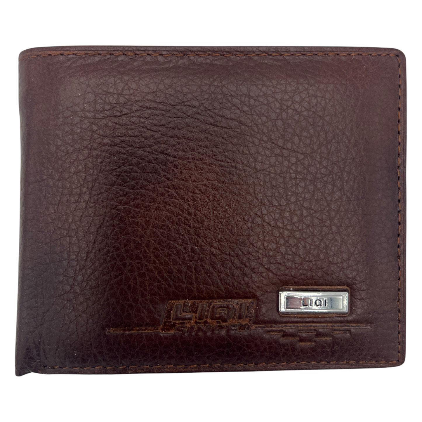 Luxury Cowhide Leather Brown Wallet