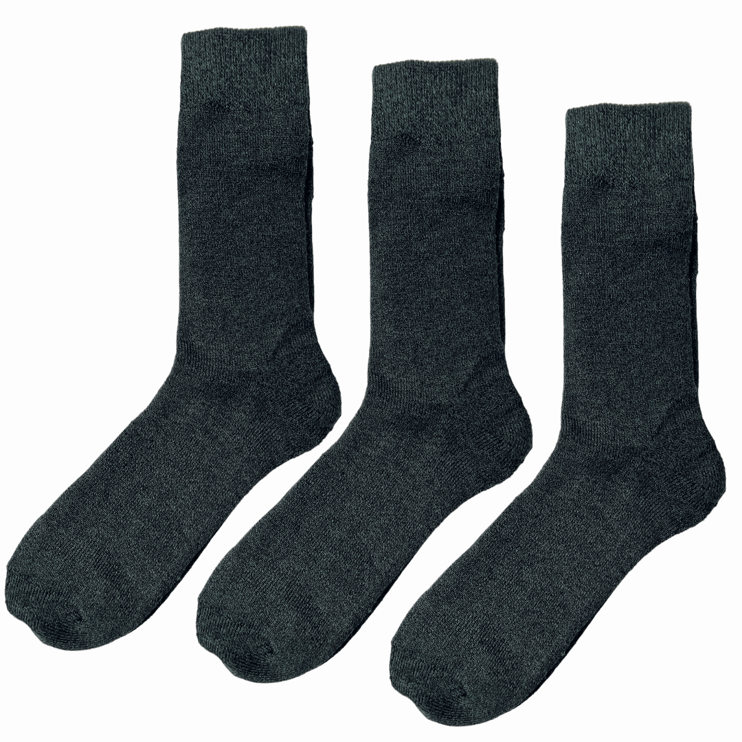 3 Pack Wool Socks - Assorted Colours - Sox Magic