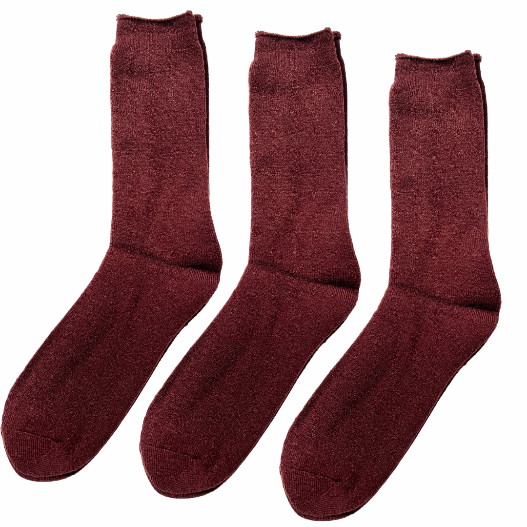 3 Pack Wool Socks - Assorted Colours - Sox Magic