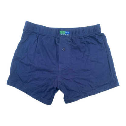 Plain Pure Cotton Mens Flyfront Boxers Underwear - Sox Magic