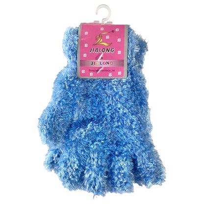 Adult Fluffy Fingerless Gloves - Sox Magic