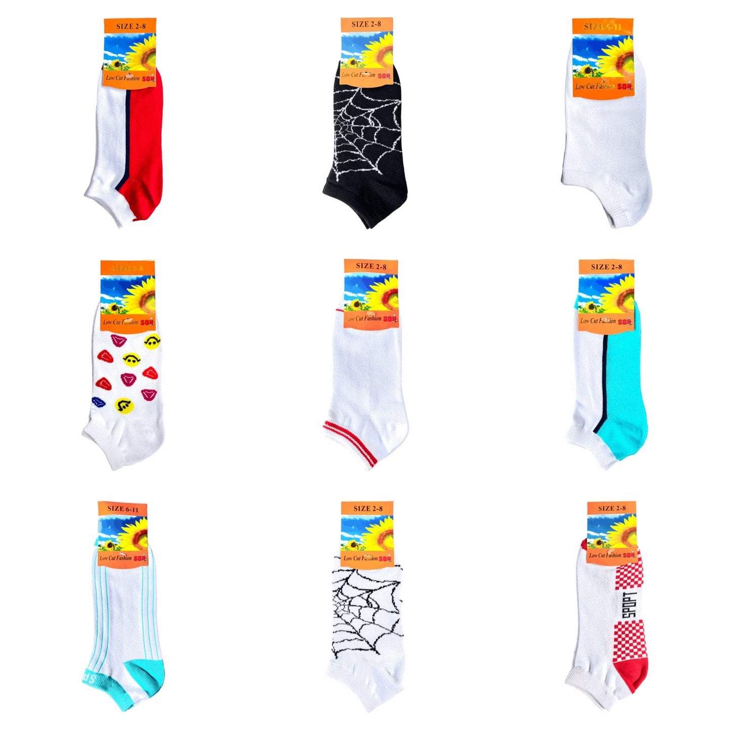 Ankle Low Cut Fashion Cotton Socks - Sox Magic