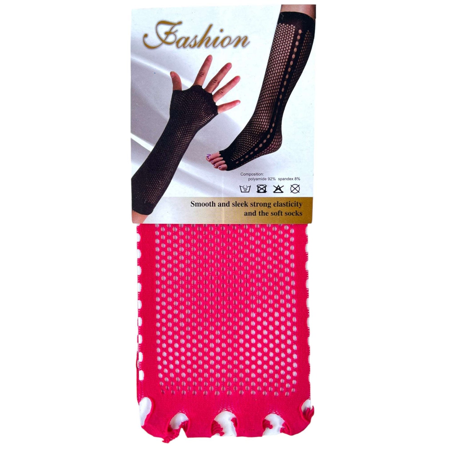 Arm/Foot Dual Fishnet Stocking Arm Warmer - Sox Magic