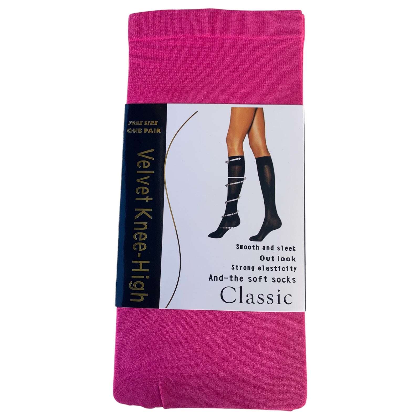 Classic Velvet Knee High Stockings - Sox Magic