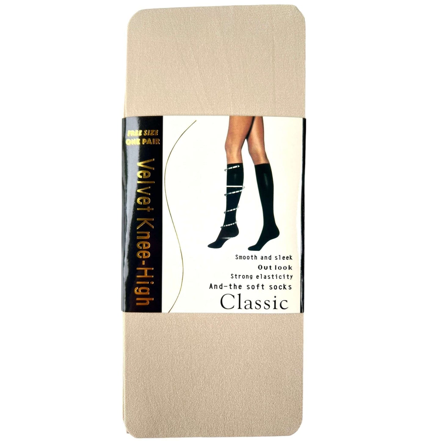 Classic Velvet Knee High Stockings - Sox Magic