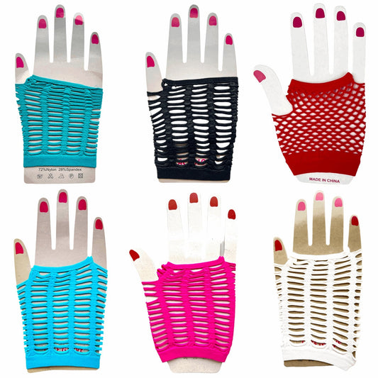 Fishnet Fingerless Gloves - Sox Magic