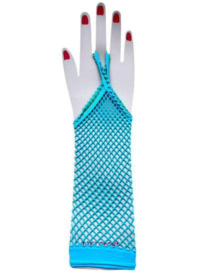 Fishnet Long Fingerloop Gloves - Sox Magic