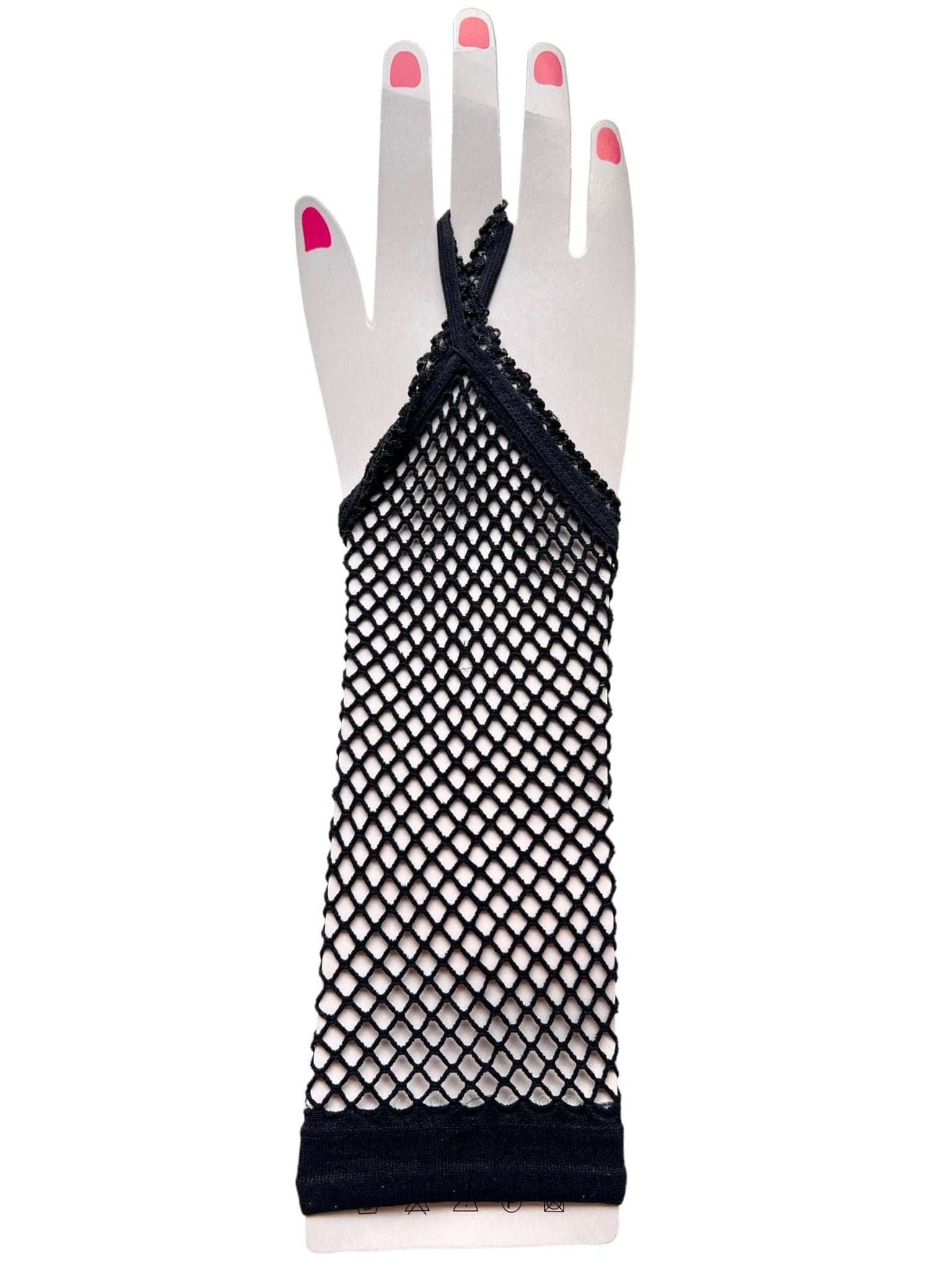 Fishnet Long Fingerloop Gloves - Sox Magic