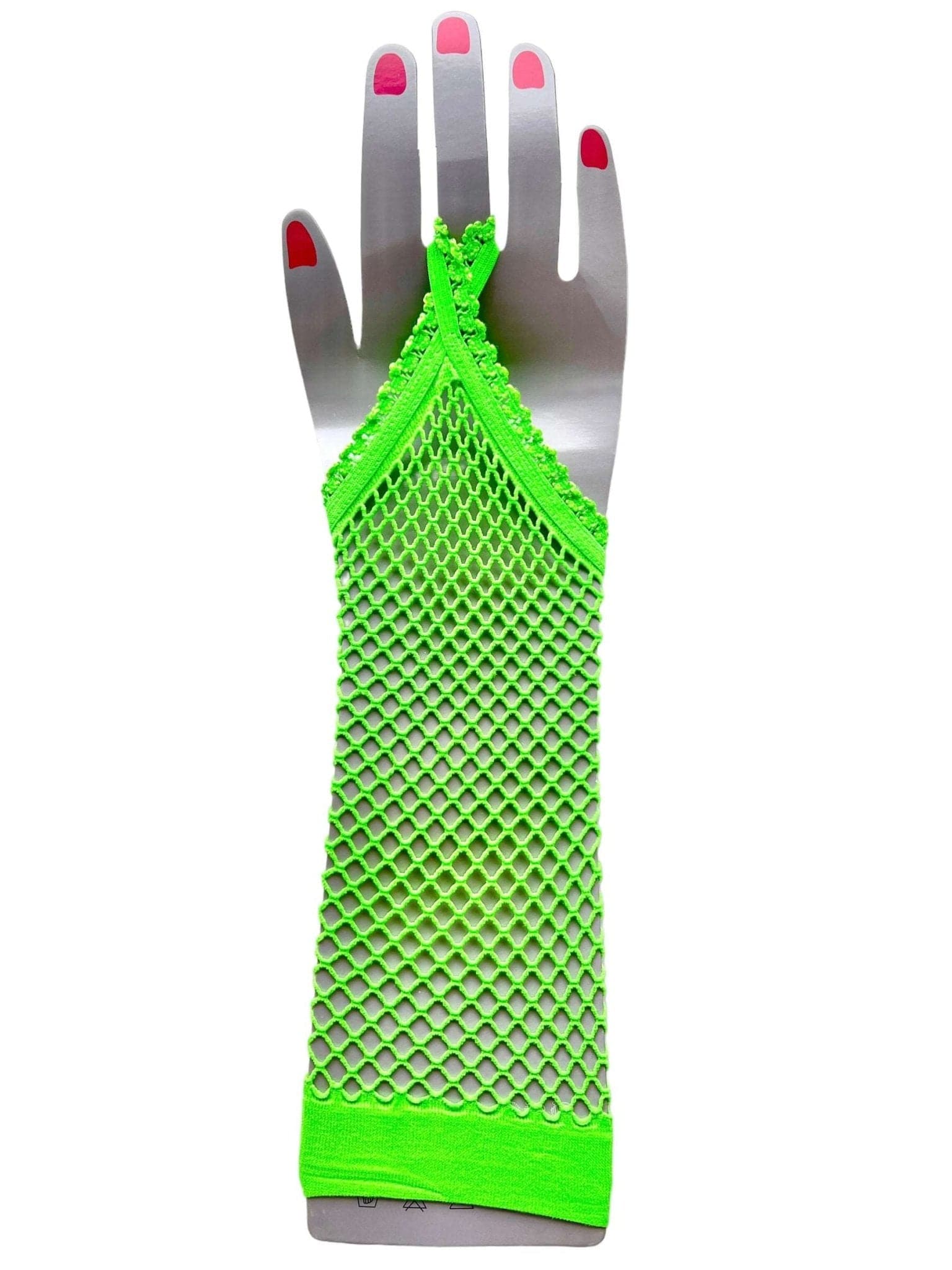 Fishnet Long Fingerloop Gloves - Sox Magic