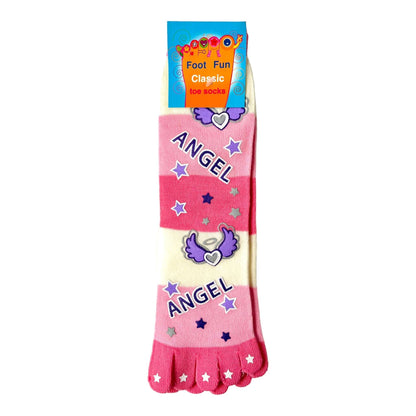 Foot Fun Classic Crew Toe Socks - Sox Magic