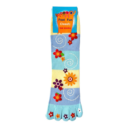 Foot Fun Classic Crew Toe Socks - Sox Magic