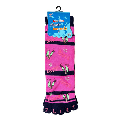 Foot Fun Classic Crew Toe Socks - Sox Magic