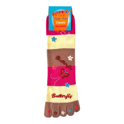 Foot Fun Classic Crew Toe Socks - Sox Magic