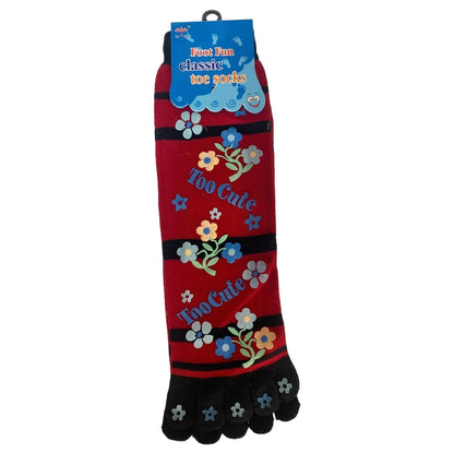 Foot Fun Classic Crew Toe Socks - Sox Magic