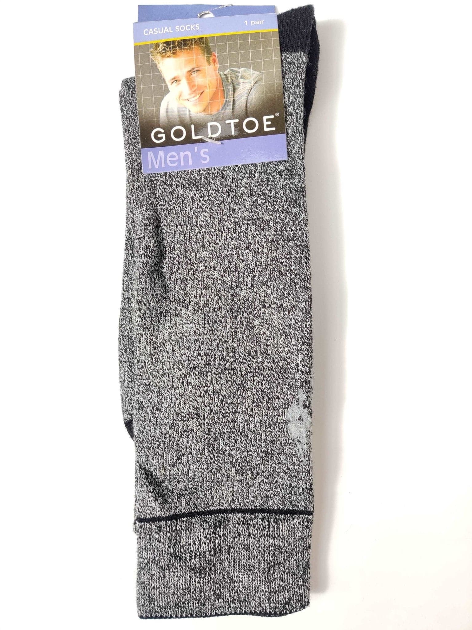 Goldtoe Mens Fashion Socks Hybrid Grey - Sox Magic