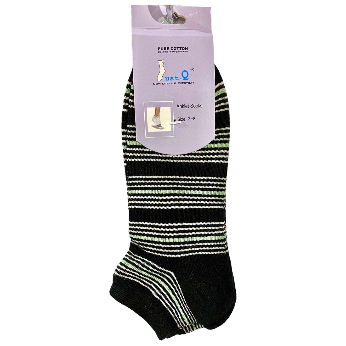 Just Q Ankle Cotton Socks - Sox Magic