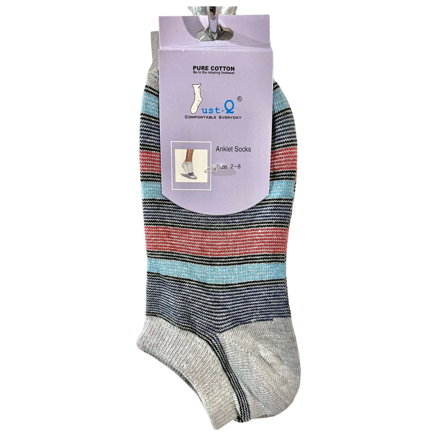 Just Q Ankle Cotton Socks - Sox Magic