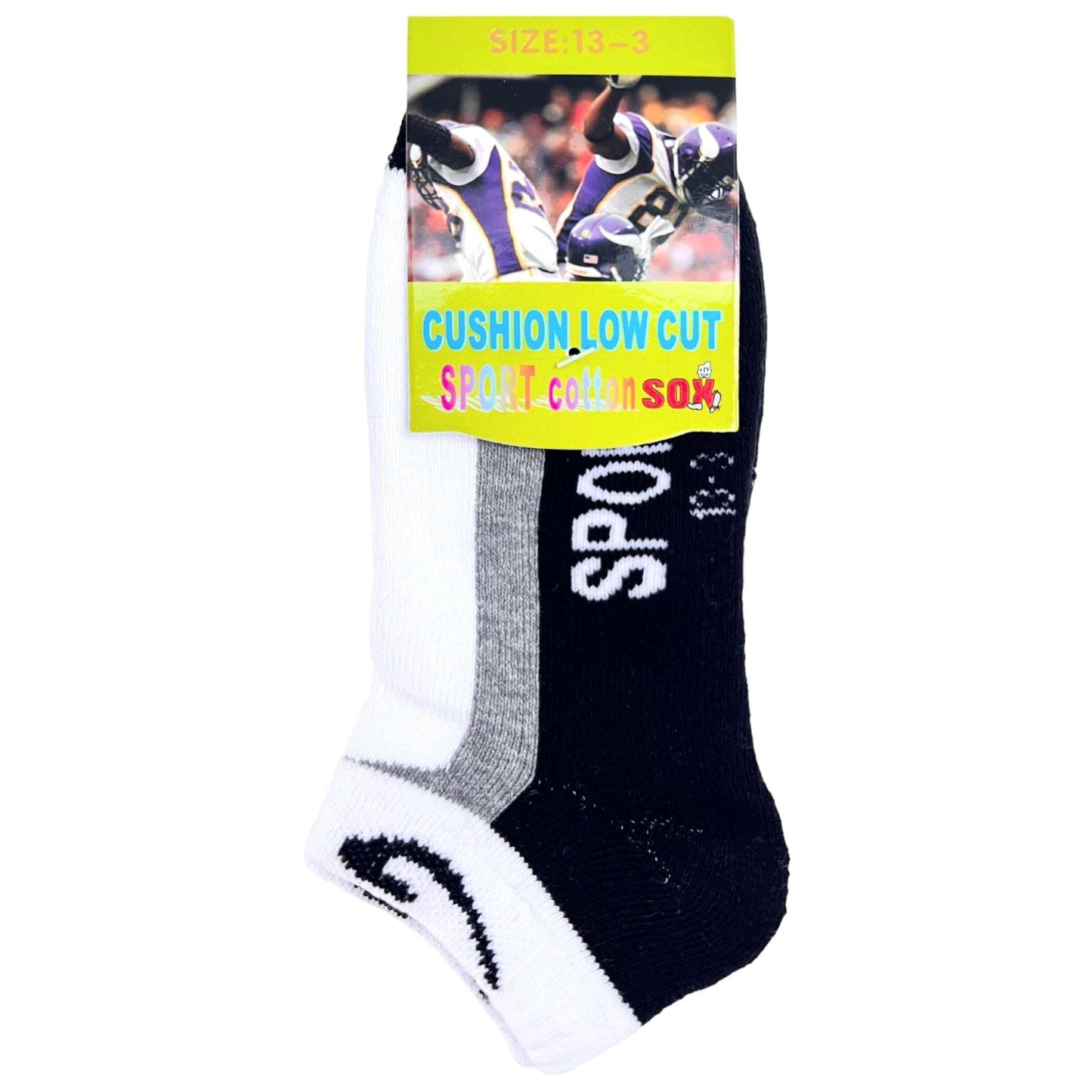 Kids Cushion Low Cut Sport Socks - Sox Magic