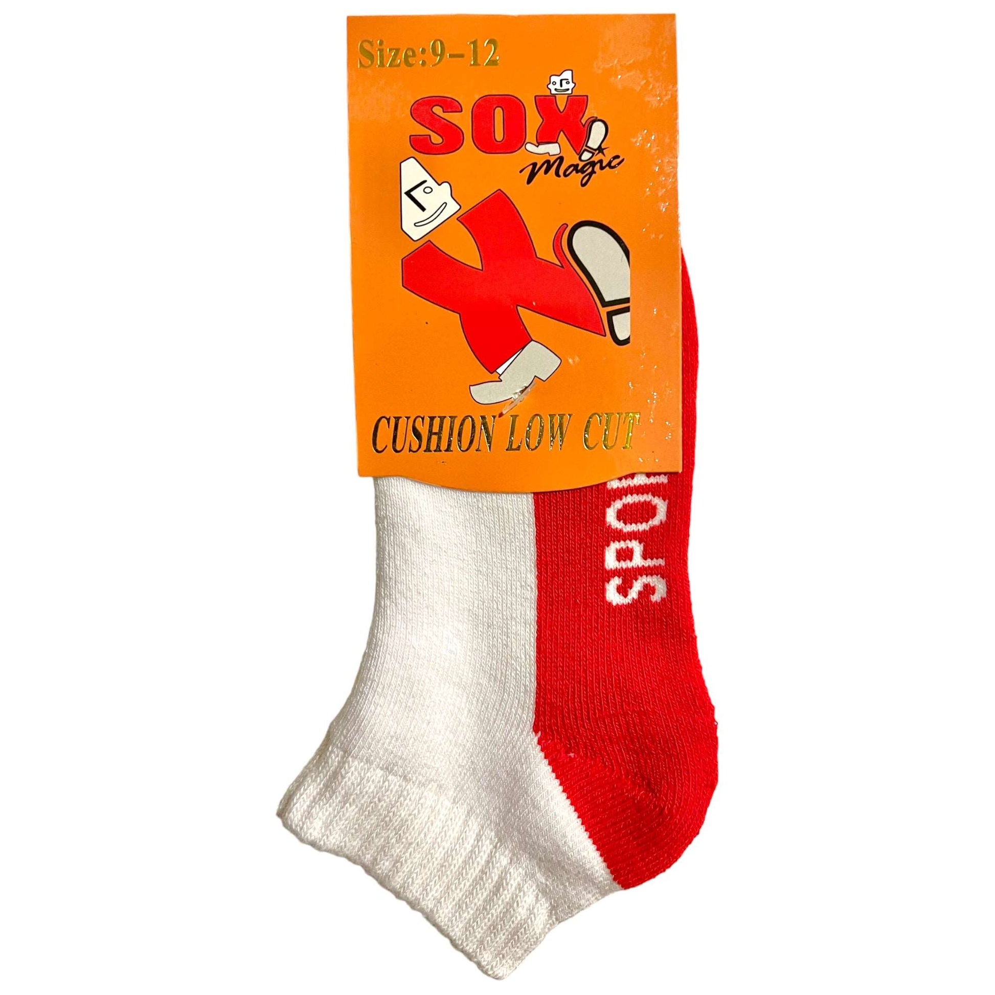 Kids Cushion Low Cut Sport Socks - Sox Magic