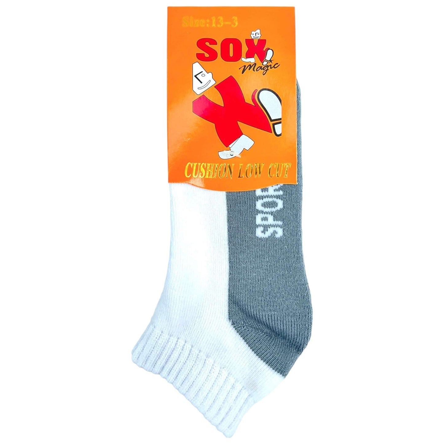 Kids Cushion Low Cut Sport Socks - Sox Magic