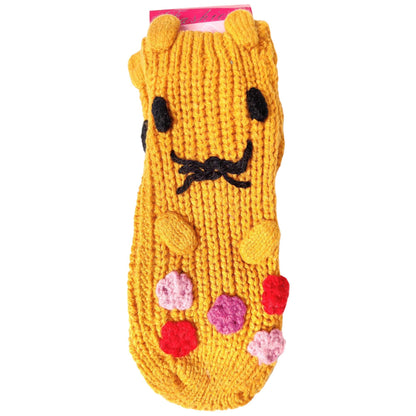 Knitted Non-Slip Kitty Shoe Socks - Assorted - Sox Magic