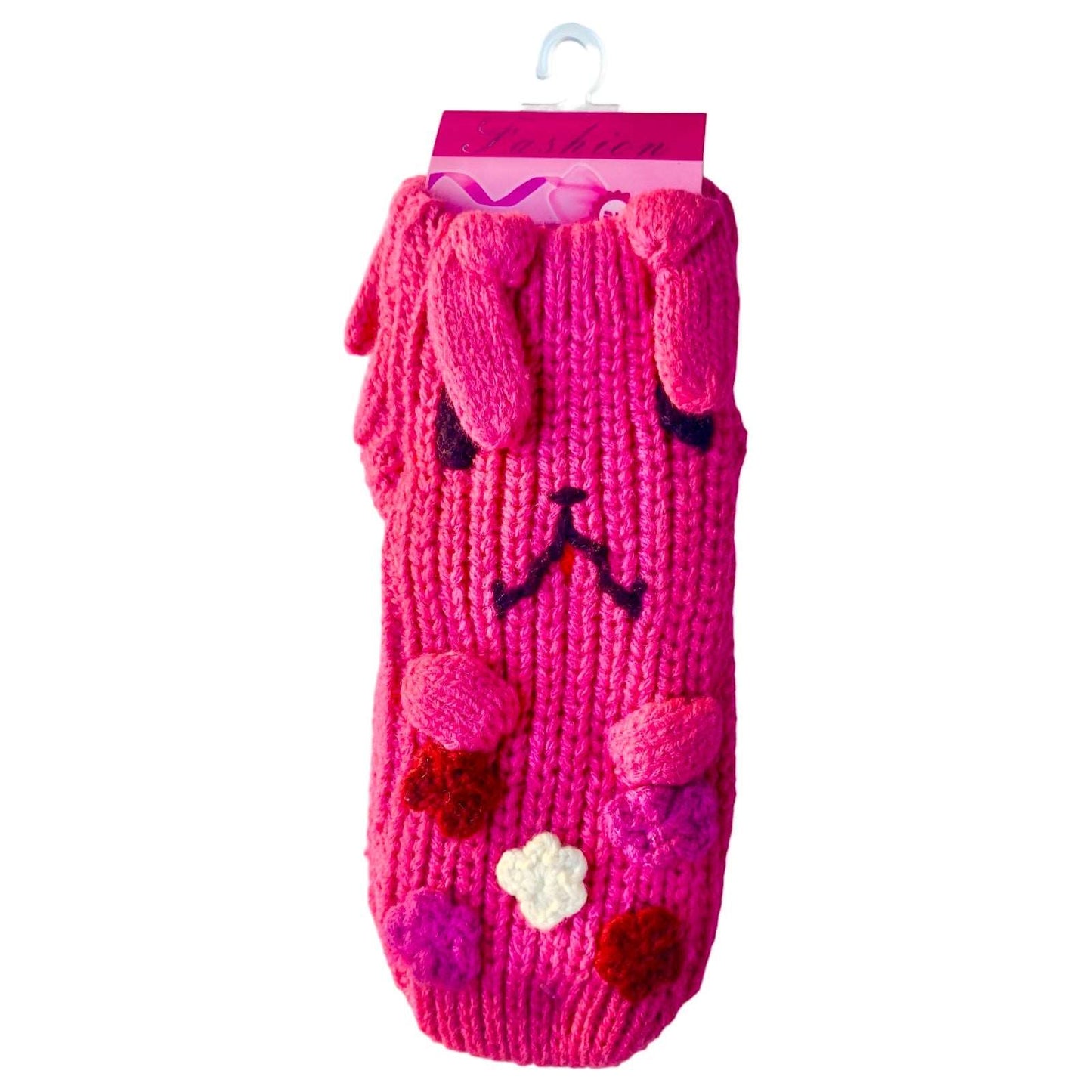 Knitted Non-Slip Kitty Shoe Socks - Assorted - Sox Magic