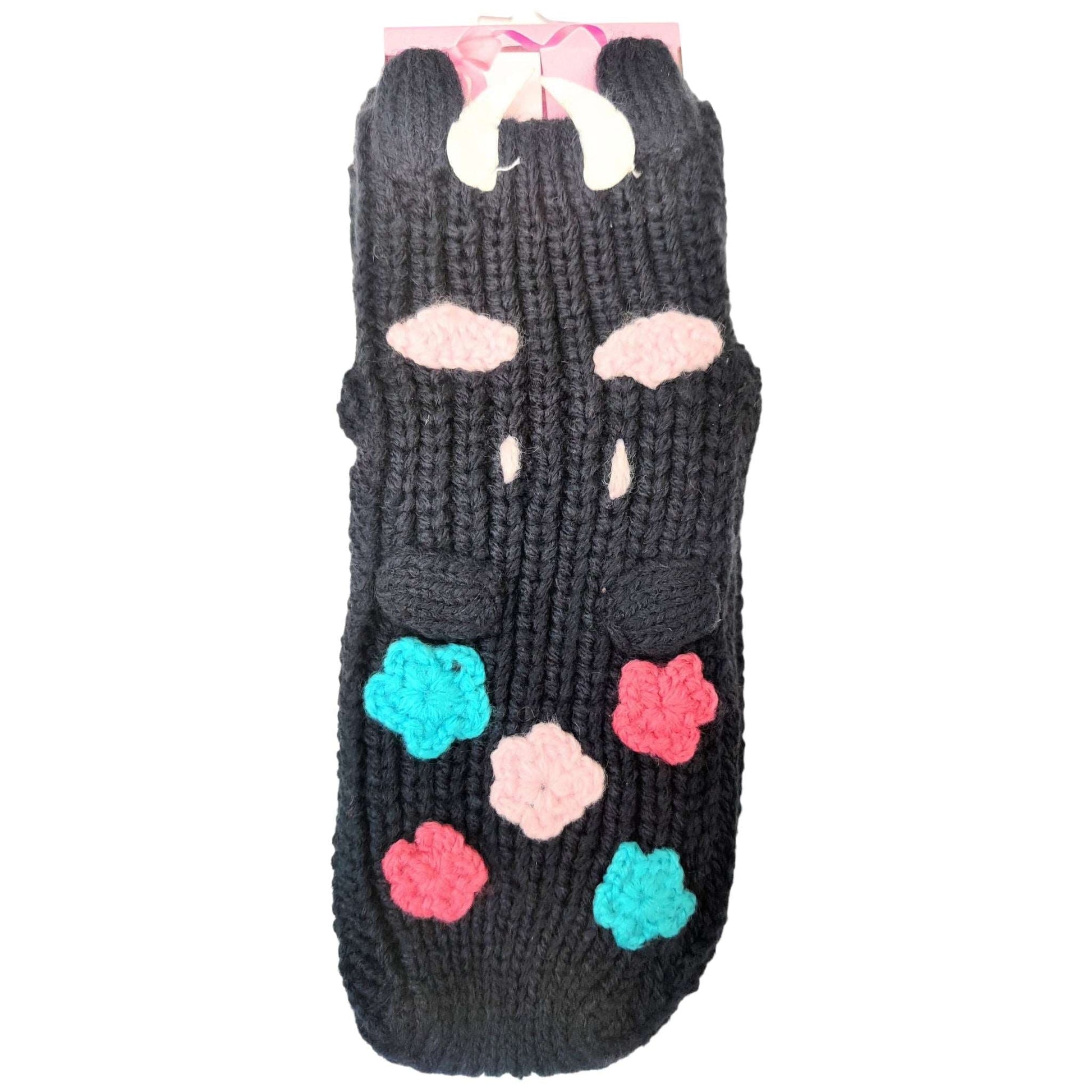 Knitted Non-Slip Kitty Shoe Socks - Assorted - Sox Magic