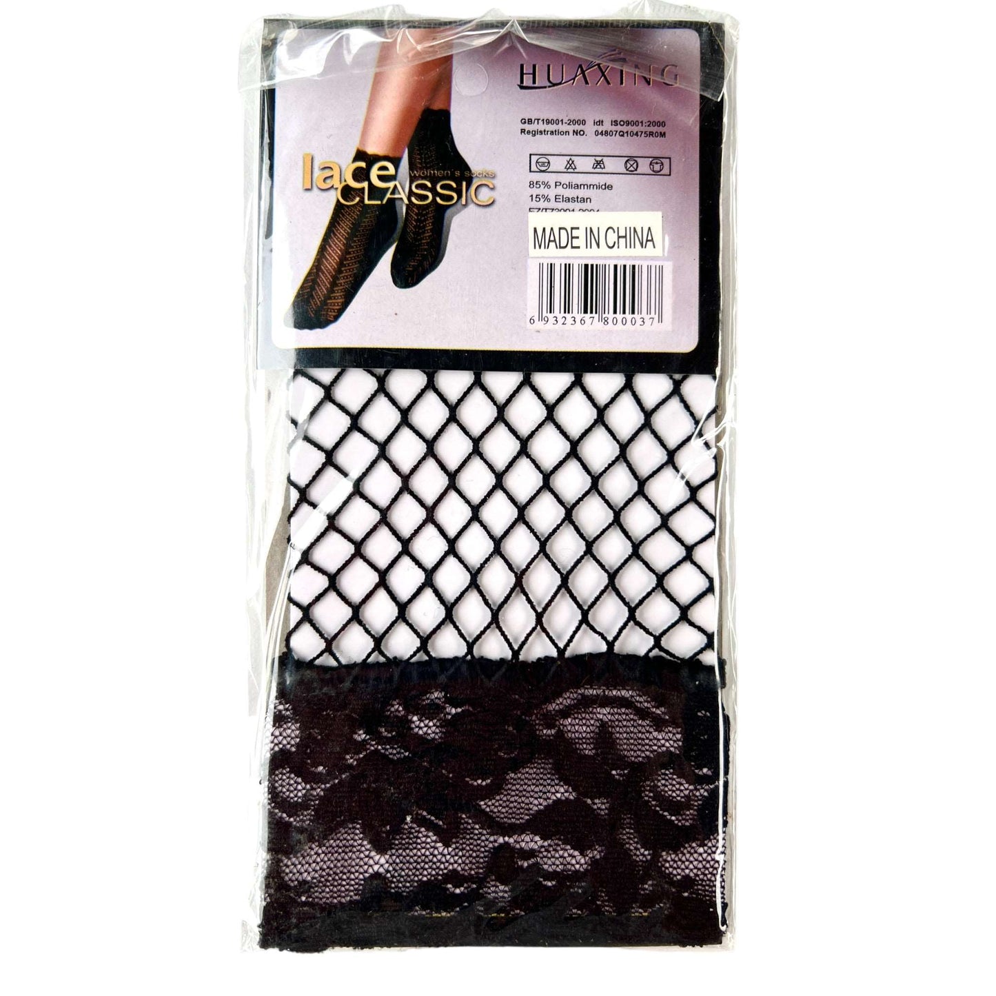 Lace Top Fishnet stockings Ankle Socks - Sox Magic