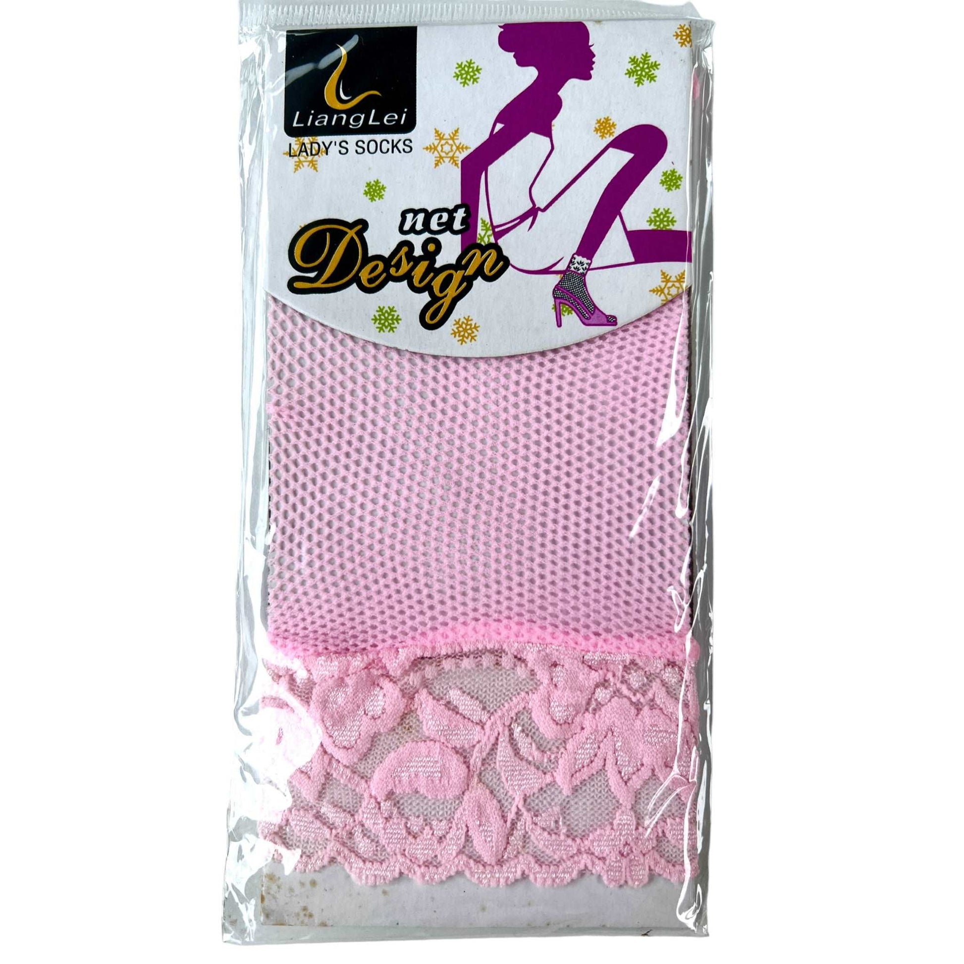 Lace Top Fishnet stockings Ankle Socks - Sox Magic