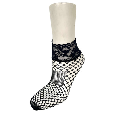 Lace Top Fishnet stockings Ankle Socks - Sox Magic