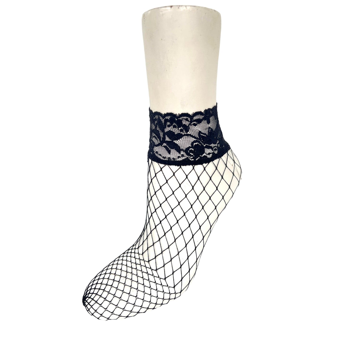 Lace Top Fishnet stockings Ankle Socks - Sox Magic