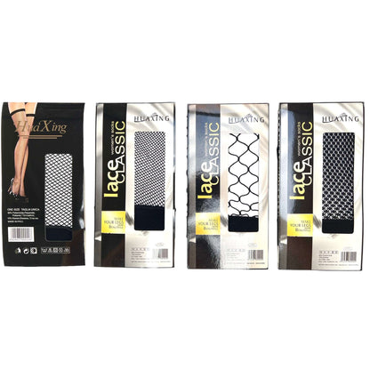 Luxury Over The Knee Fishnet Stockings - Sox Magic