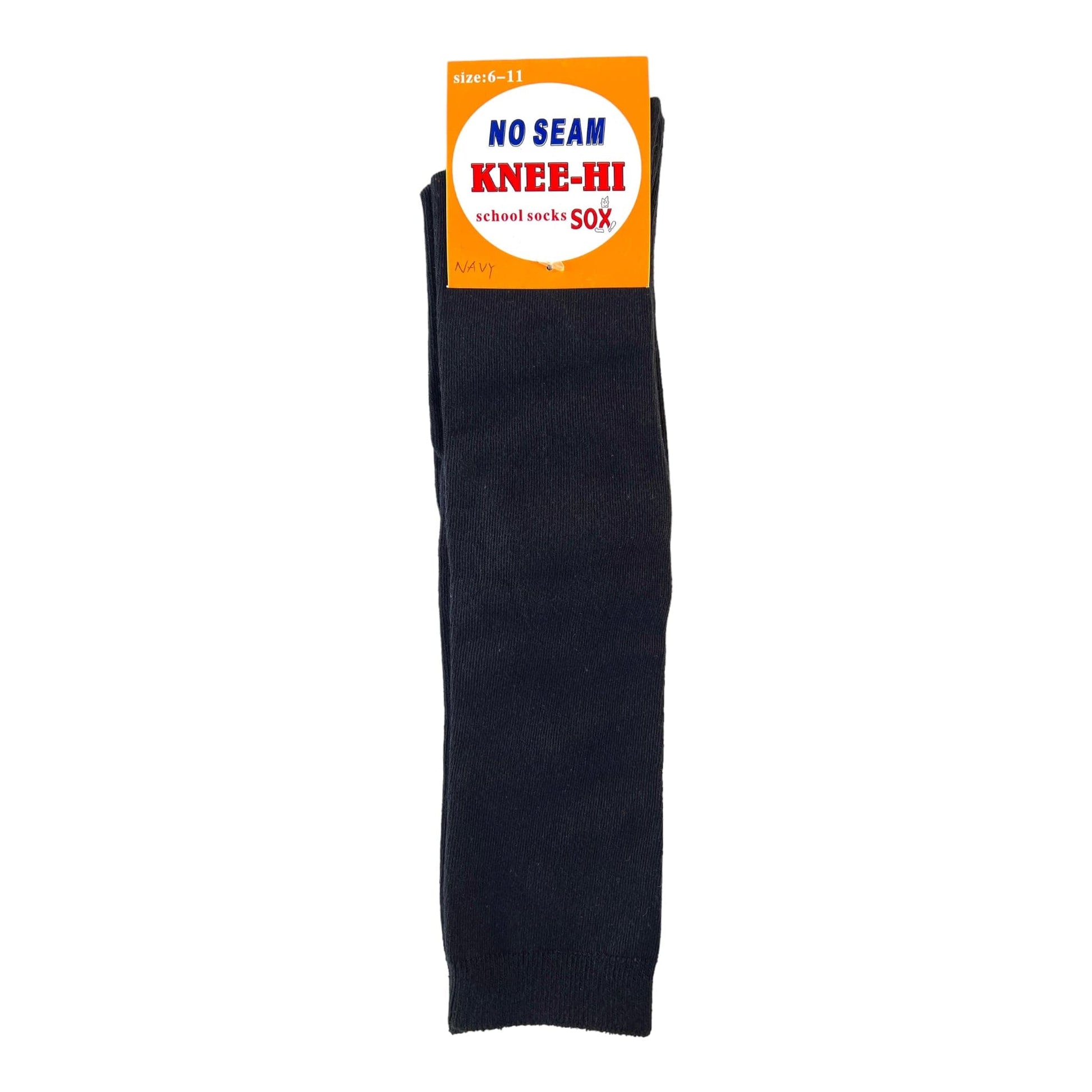 No Seam Pure Cotton Knee High School Socks - Sox Magic