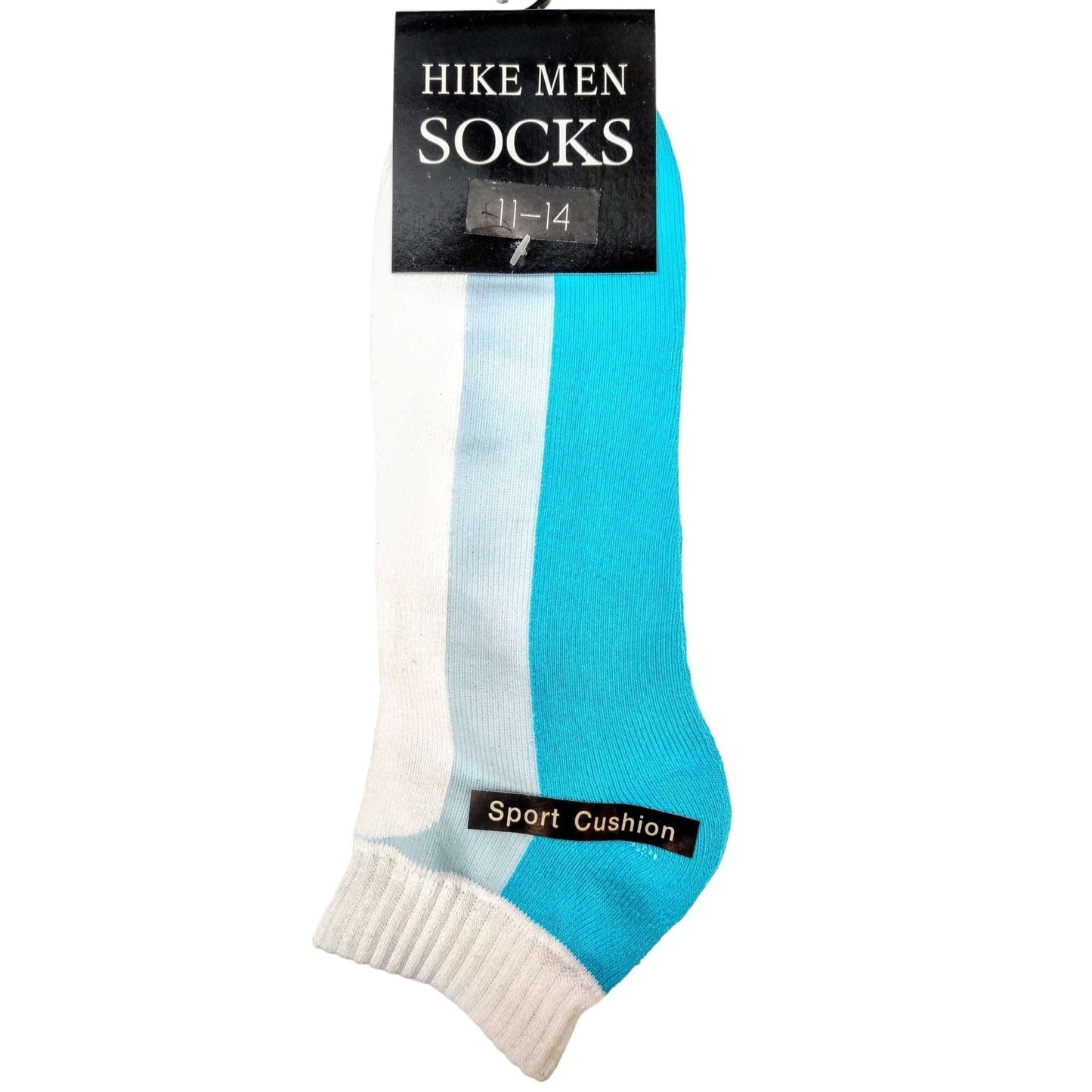 Pure Cotton Ankle Socks - Mixed Blue - Sox Magic