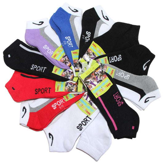 Pure Cotton Cushion Low Cut Ankle Sport Socks - Sox Magic