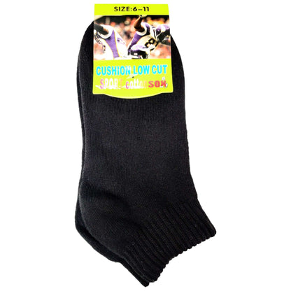 Pure Cotton Cushion Low Cut Ankle Sport Socks - Sox Magic