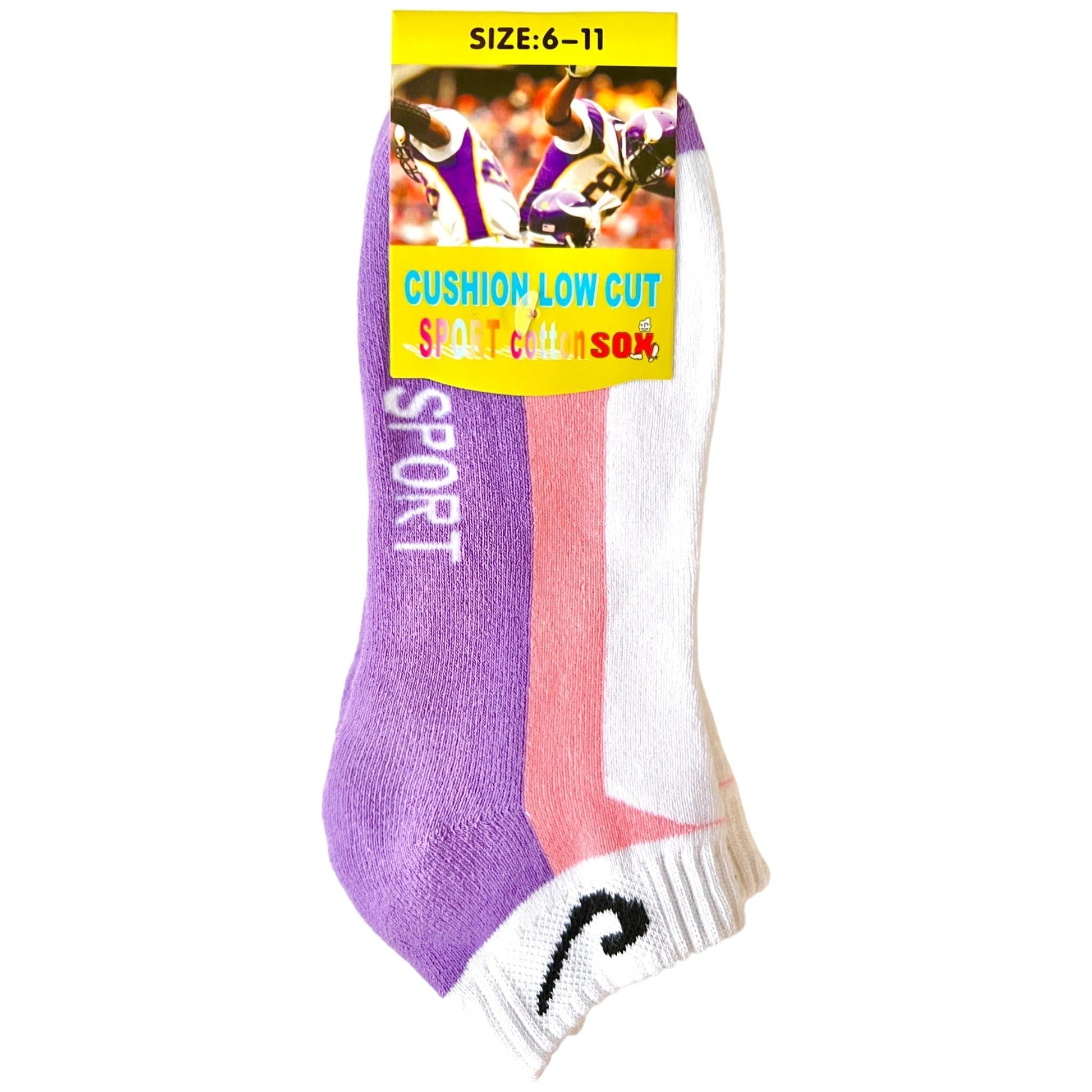 Pure Cotton Cushion Low Cut Ankle Sport Socks - Sox Magic