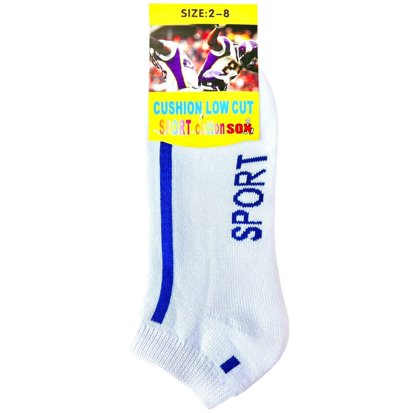 Pure Cotton Cushion Low Cut Ankle Sport Socks - Sox Magic