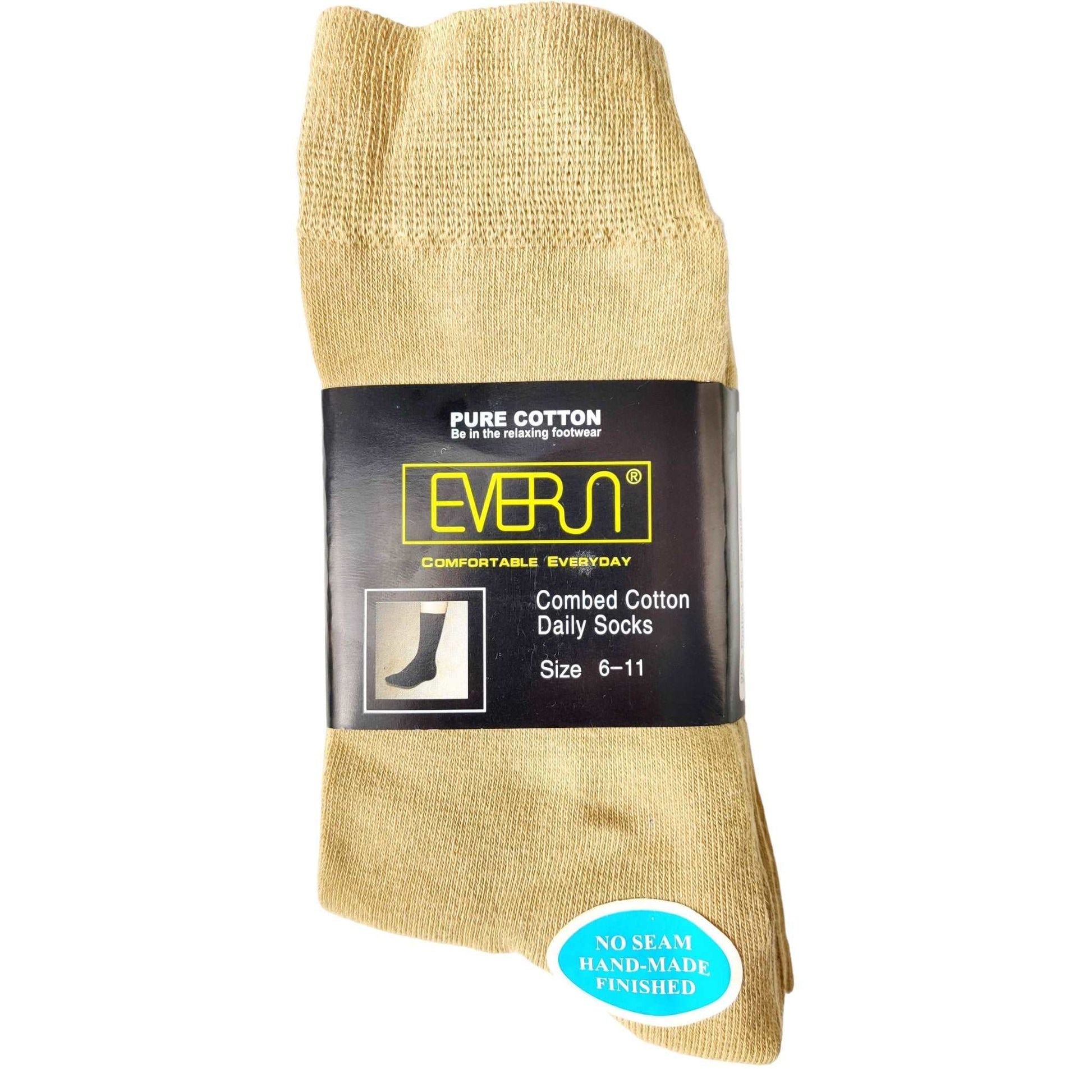 Pure Cotton Everun No Seam Socks - Sox Magic