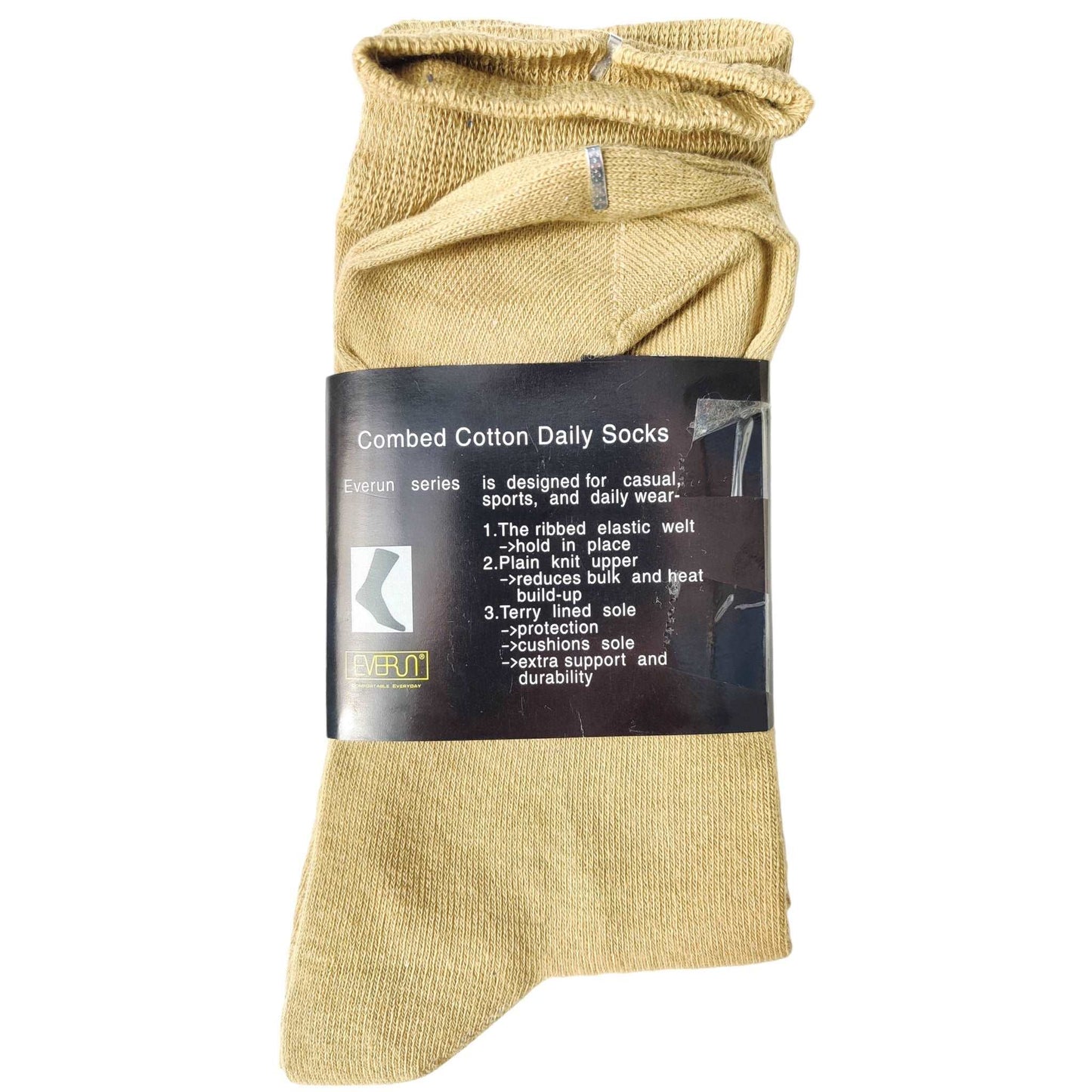 Pure Cotton Everun No Seam Socks - Sox Magic