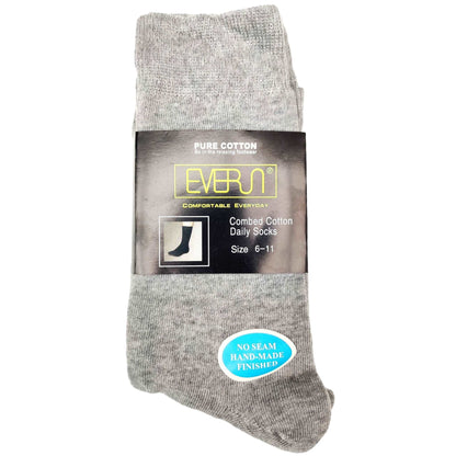 Pure Cotton Everun No Seam Socks - Sox Magic