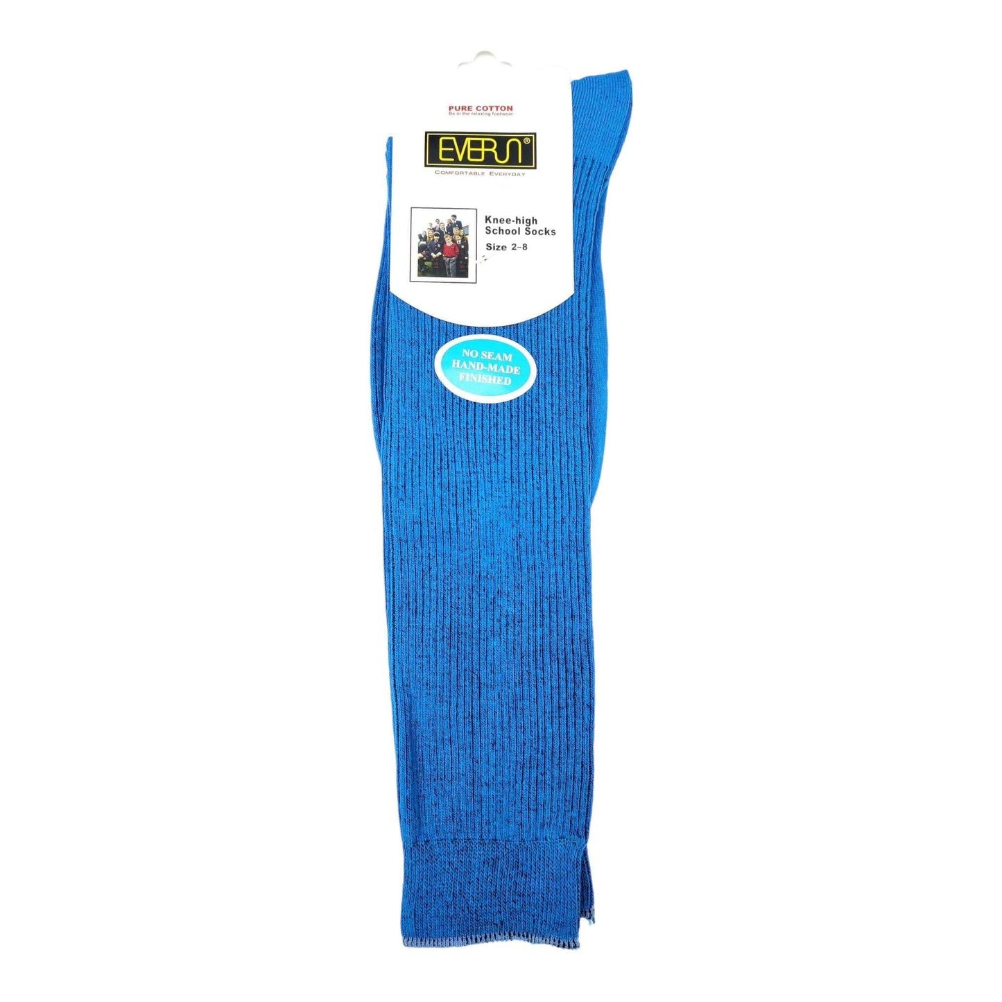 Pure Cotton Knee High School Socks - Sox Magic