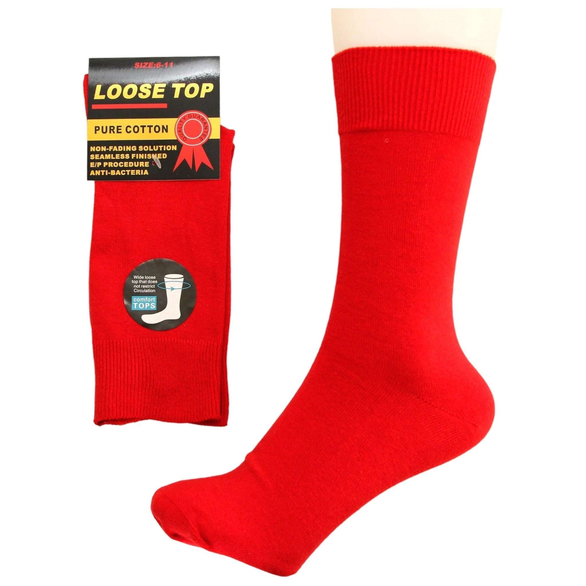 Pure Cotton Loose Top Socks - Sox Magic