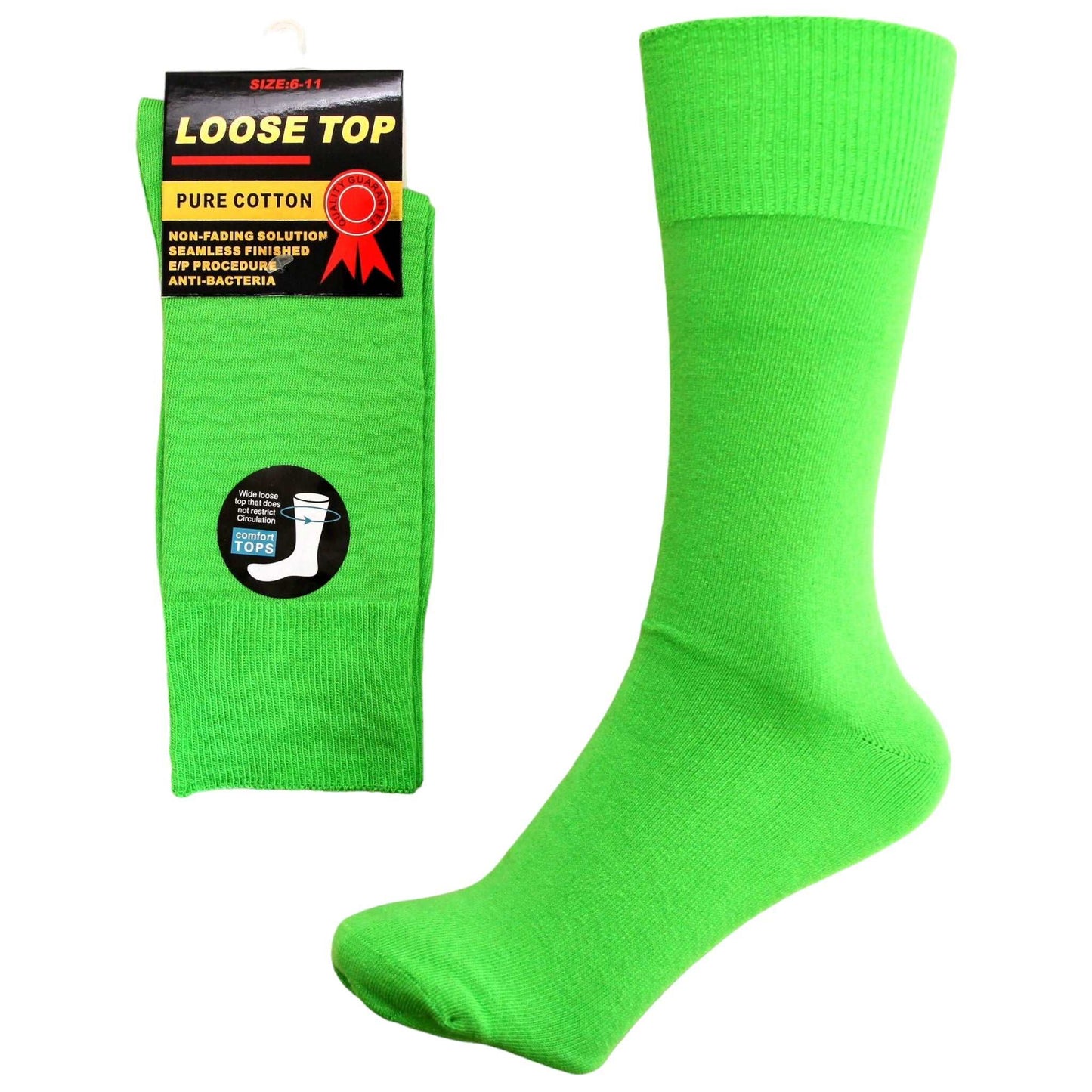 Pure Cotton Loose Top Socks - Sox Magic