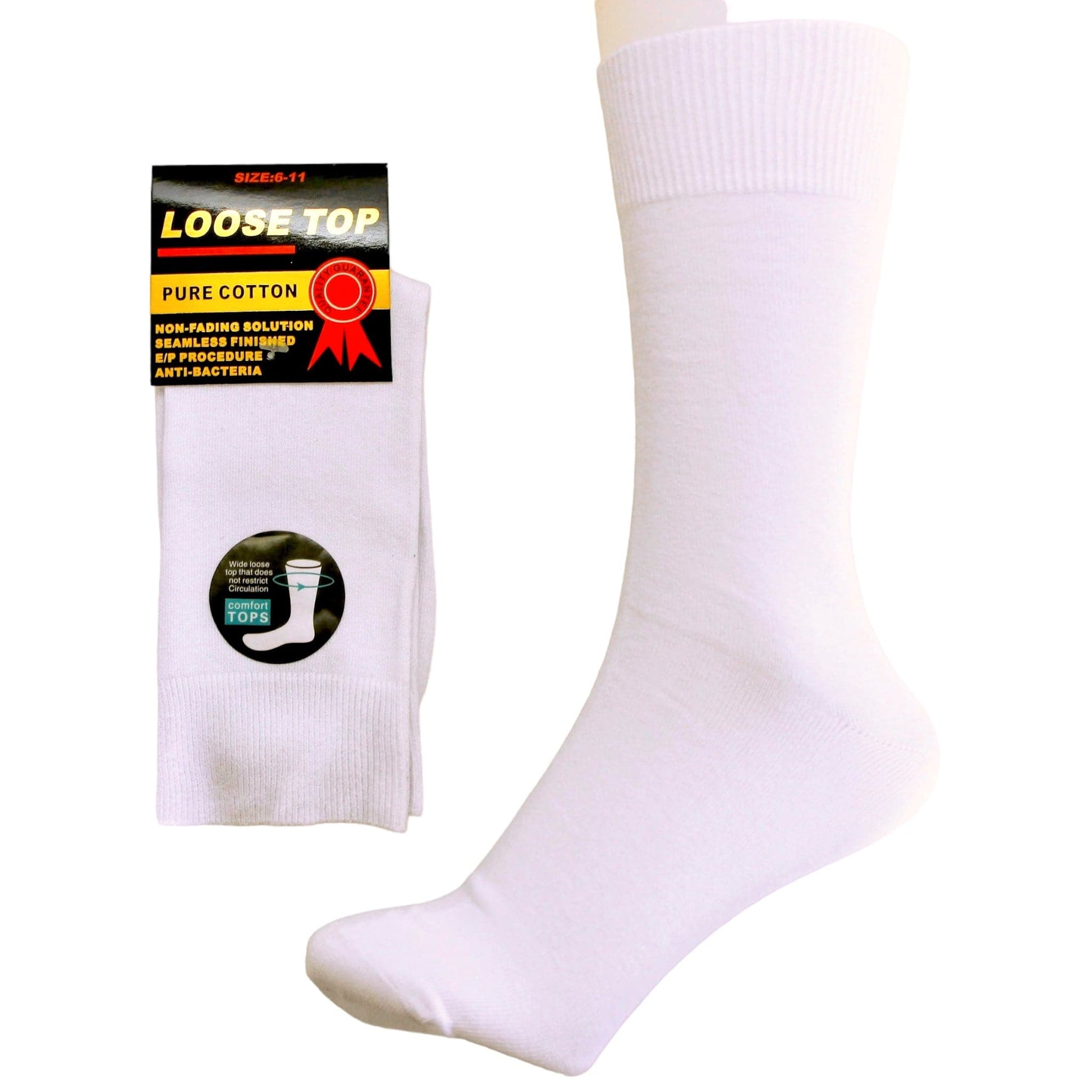 Pure Cotton Loose Top Socks - Sox Magic