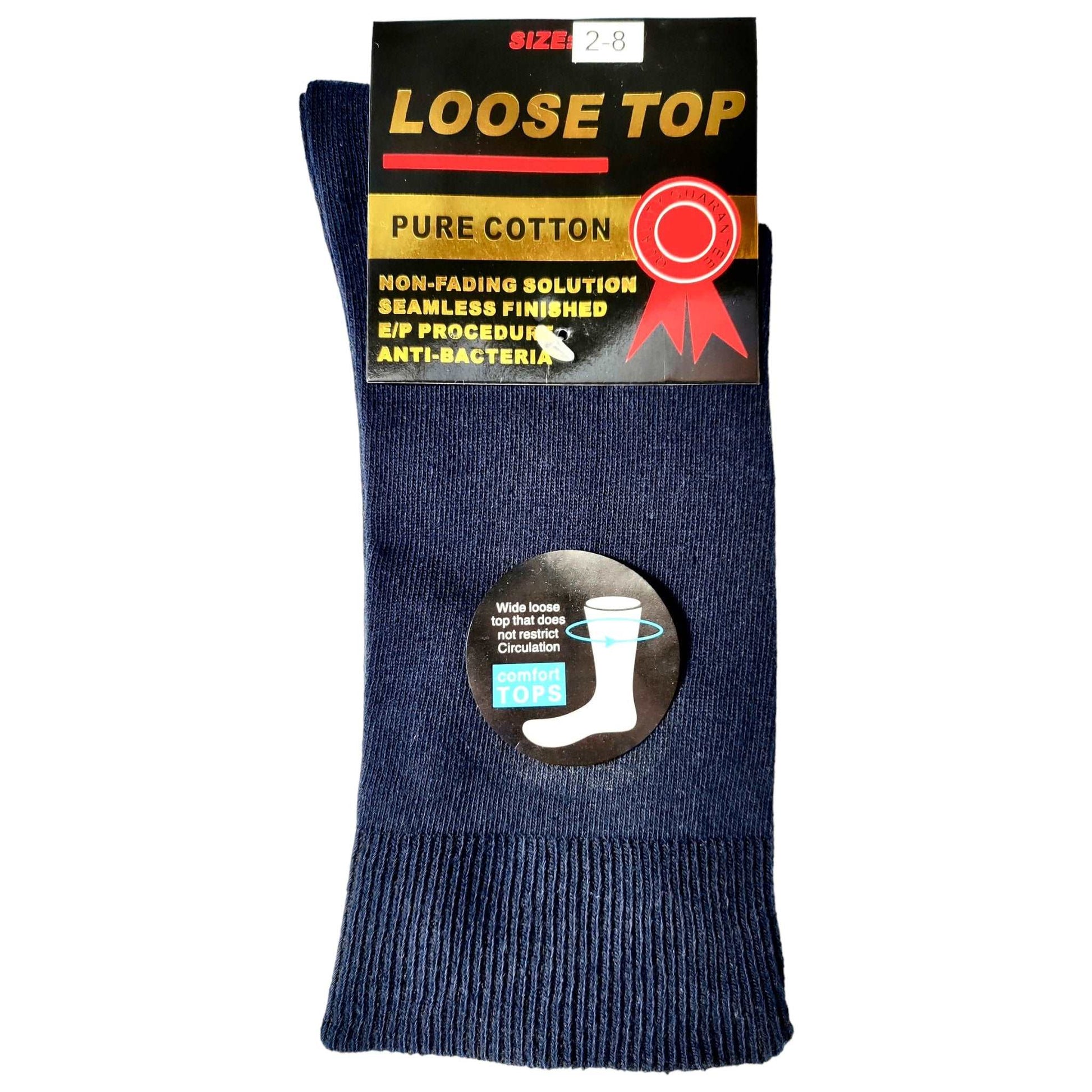 Pure Cotton Loose Top Socks - Sox Magic